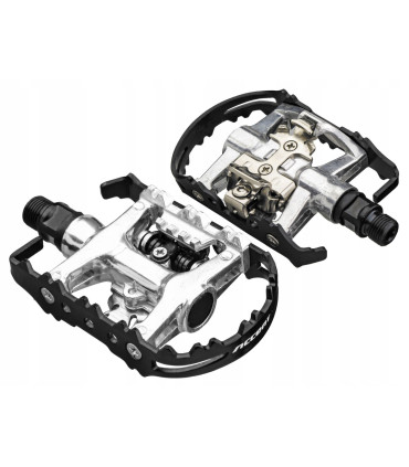 Pedały ACCENT Sector MTB aluminiowe, 9/16" czarne