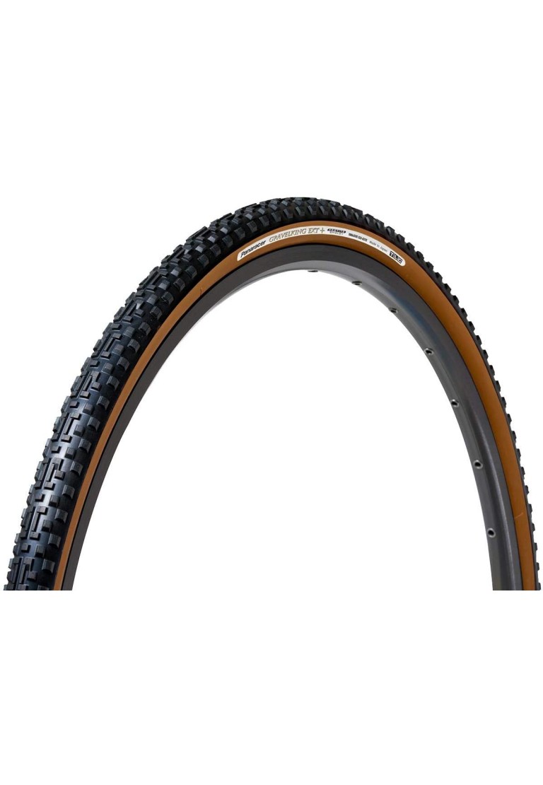 Bicycle　EXT+　brown　700x33C　black　GravelKing　Panaracer　Tire