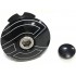 Cinelli Bicycle Top Cap Aluminum Black with bolt, nut and plug