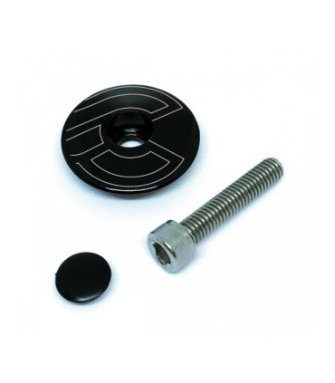 Kapsel Cinelli Top Cap Czarny Aluminiowy 