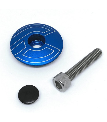 Kapsel Cinelli Top Cap Blue Aluminiowy 