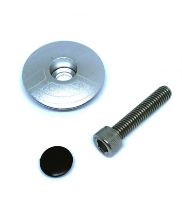 Kapsel Cinelli Top Cap Silver Aluminiowy 