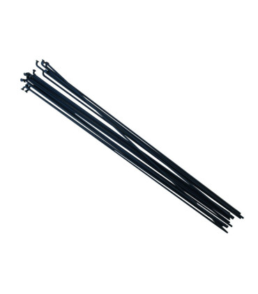Pillar 272mm Stainless Steel Spokes, Black 18pcs.