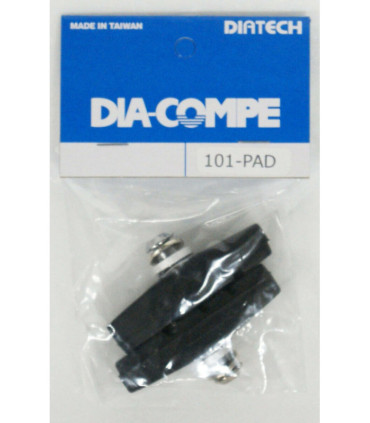 DIA-COMPE 101-PAD Brake Pad for BRS 101/100/202 Black