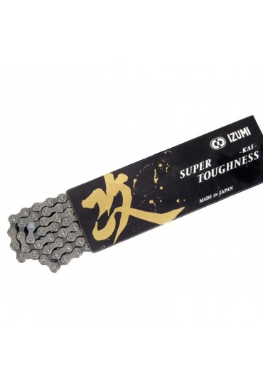IZUMI SUPER TOUGHNESS KAI Bicycle Chain 1/2 x 1/8 106 Links Grey