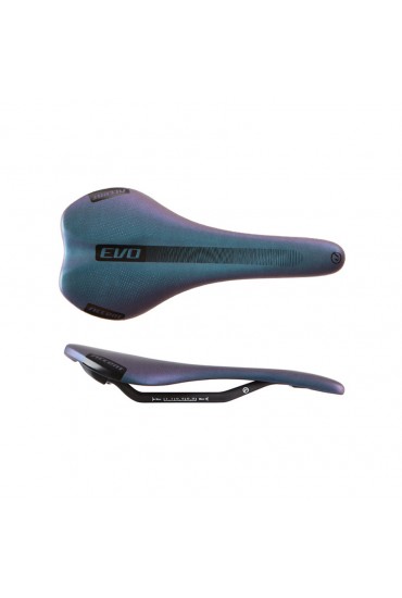 ACCENT EVO Carbon Sport Bicycle Saddle, Rainbow