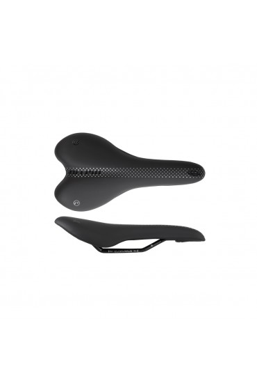 ACCENT Execute Sport Bicycle Saddle, Black & Graphite 