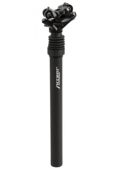 ACCENT Palm SP-888 Suspension Seatpost 31.6mm / 350mm, black sandblasted