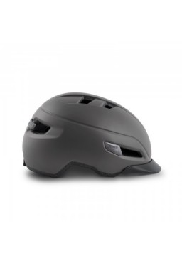 MET CORSO bicycle helmet, grey matt, size L