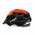 MET CROSSOVER bicycle helmet,  black orange, unisize