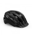 MET DOWNTOWN bicycle helmet, black gloss, size M/L