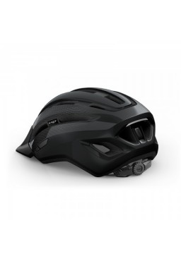 MET DOWNTOWN bicycle helmet, black gloss, size M/L