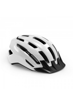 MET DOWNTOWN bicycle helmet, white gloss, size M/L