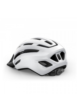 MET DOWNTOWN bicycle helmet, white gloss, size M/L
