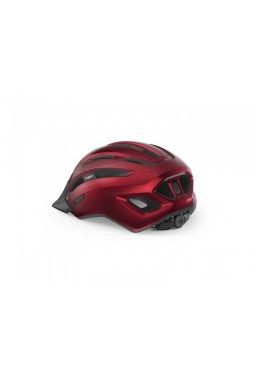 MET DOWNTOWN bicycle helmet, red gloss, size M/L