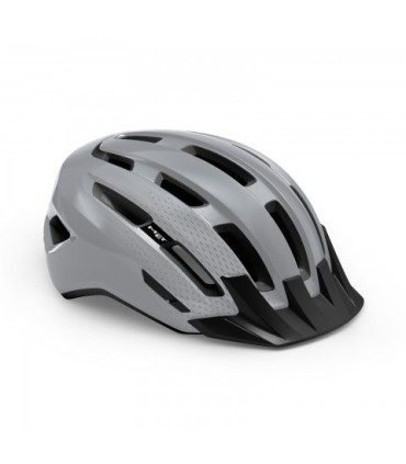MET DOWNTOWN bicycle helmet,  grey gloss, size M/L
