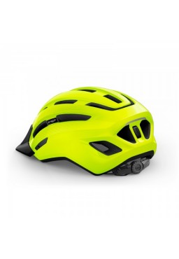 MET DOWNTOWN bicycle helmet, yellow gloss, size M/L