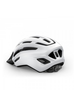 Kask rowerowy MET DOWNTOWN MIPS, biały połysk, rozmiar M/L