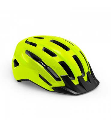 MET DOWNTOWN MIPS bicycle helmet, yellow gloss, size M/L