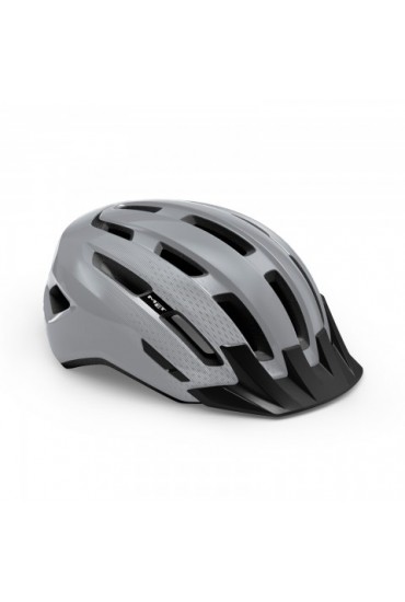 Kask rowerowy MET DOWNTOWN MIPS, szary połysk, rozmiar M/L