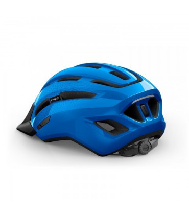Kask rowerowy MET DOWNTOWN, niebieski połysk, rozmiar M/L
