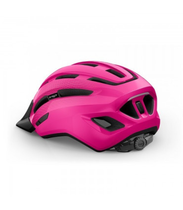 MET DOWNTOWN bicycle helmet, pink gloss, size S/M