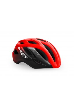 MET IDOLO bicycle helmet, red black, size M