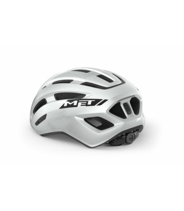 MET MILES bicycle helmet, white gloss, size M/L