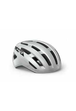 MET MILES bicycle helmet, white gloss, size S/M