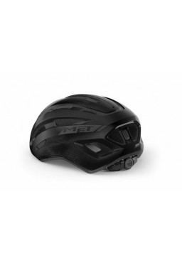 MET MILES bicycle helmet, black  gloss, size S/M