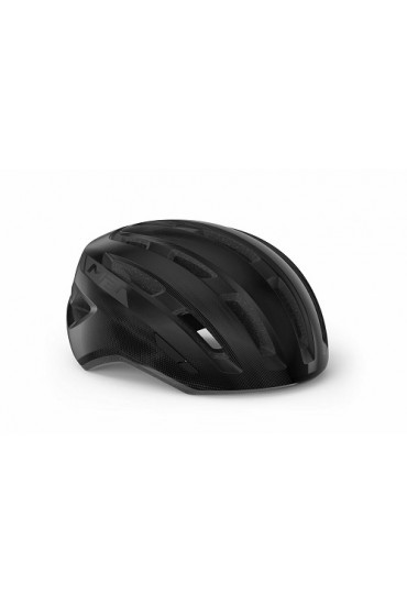 MET MILES bicycle helmet, black gloss, size M/L