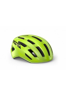 MET MILES bicycle helmet, yellow  gloss, size S/M