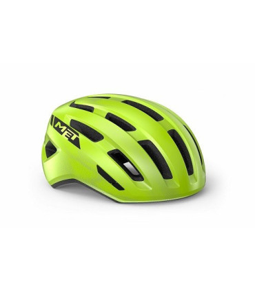 MET MILES bicycle helmet, yellow  gloss, size M/L