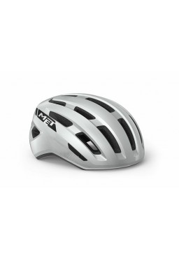 MET MILES MIPS bicycle helmet, white gloss, size M/L