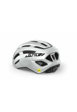 MET MILES MIPS bicycle helmet, white gloss, size M/L