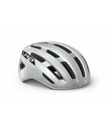 Kask rowerowy MET MILES MIPS, biały połysk, rozmiar  M/L