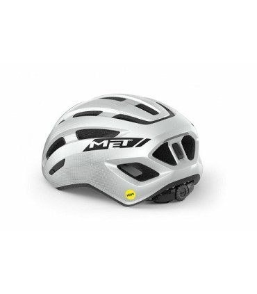 Kask rowerowy MET MILES MIPS, biały połysk, rozmiar  M/L