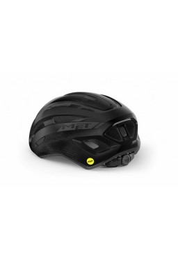 MET MILES MIPS bicycle helmet, black gloss, size S/M