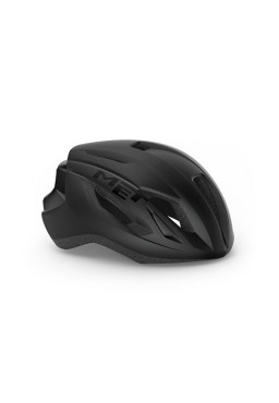 MET STRALE bicycle helmet, black, size L