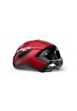 MET STRALE bicycle helmet, red gloss, size L