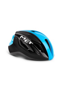 Kask rowerowy MET STRALE, niebiesko-czarno-niebieski połysk, rozmiar L