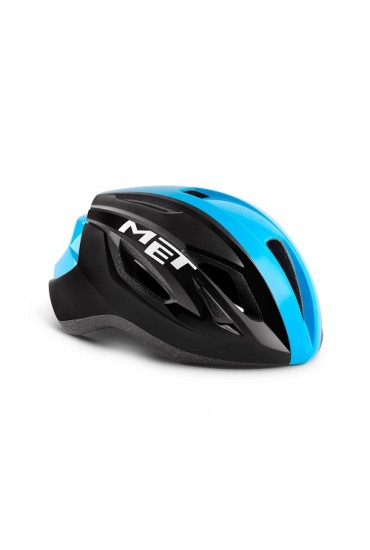 Kask rowerowy MET STRALE, niebiesko-czarno-niebieski połysk, rozmiar L