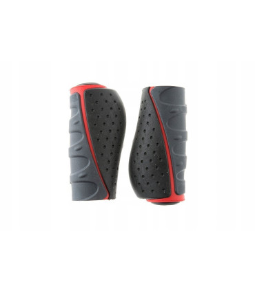 Chwyty Kierownicy ACCENT Comfort 3D 92mm czarno-czerwone