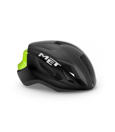 Kask rowerowy MET STRALE, czarno-żółty połysk, rozmiar L