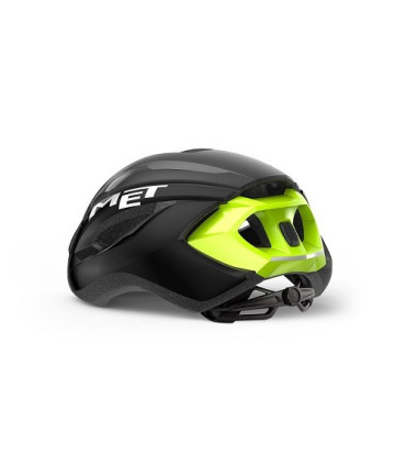 Kask rowerowy MET STRALE, czarno-żółty połysk, rozmiar L