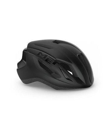 MET STRALE bicycle helmet, black , size L
