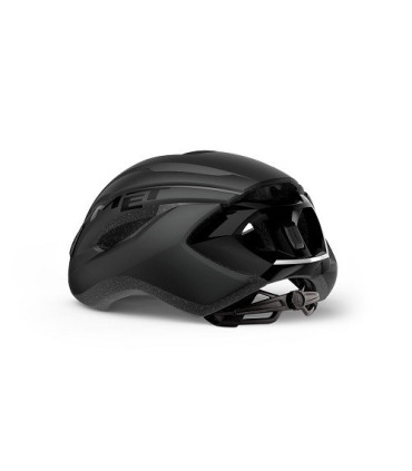 MET STRALE bicycle helmet, black , size L