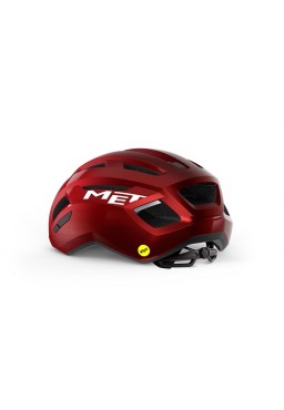 Kask rowerowy MET VINCI MIPS, czerwony metalik, rozmiar L