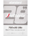 Vittoria Standard 700 x 20/28c, Presta 60mm RVC Bicycle Inner Tube
