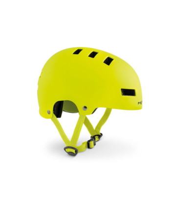 MET YOYO bicycle helmet for kids, yellow, size M